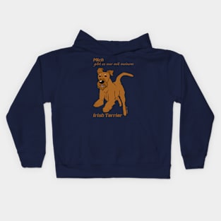 You can only have me with my Irish Terrier Kids Hoodie